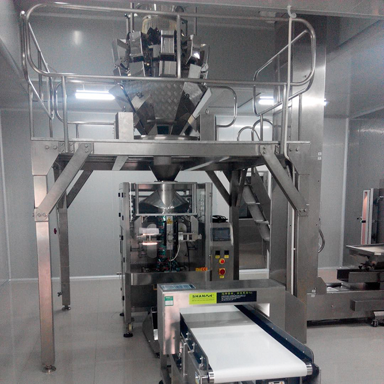 Automatic Weighing and packing machine for snack potato chips 20g 60g Extruded cornflake packaging